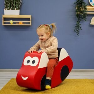 IGLU Car minkštas supamas žaislas, Raudonas