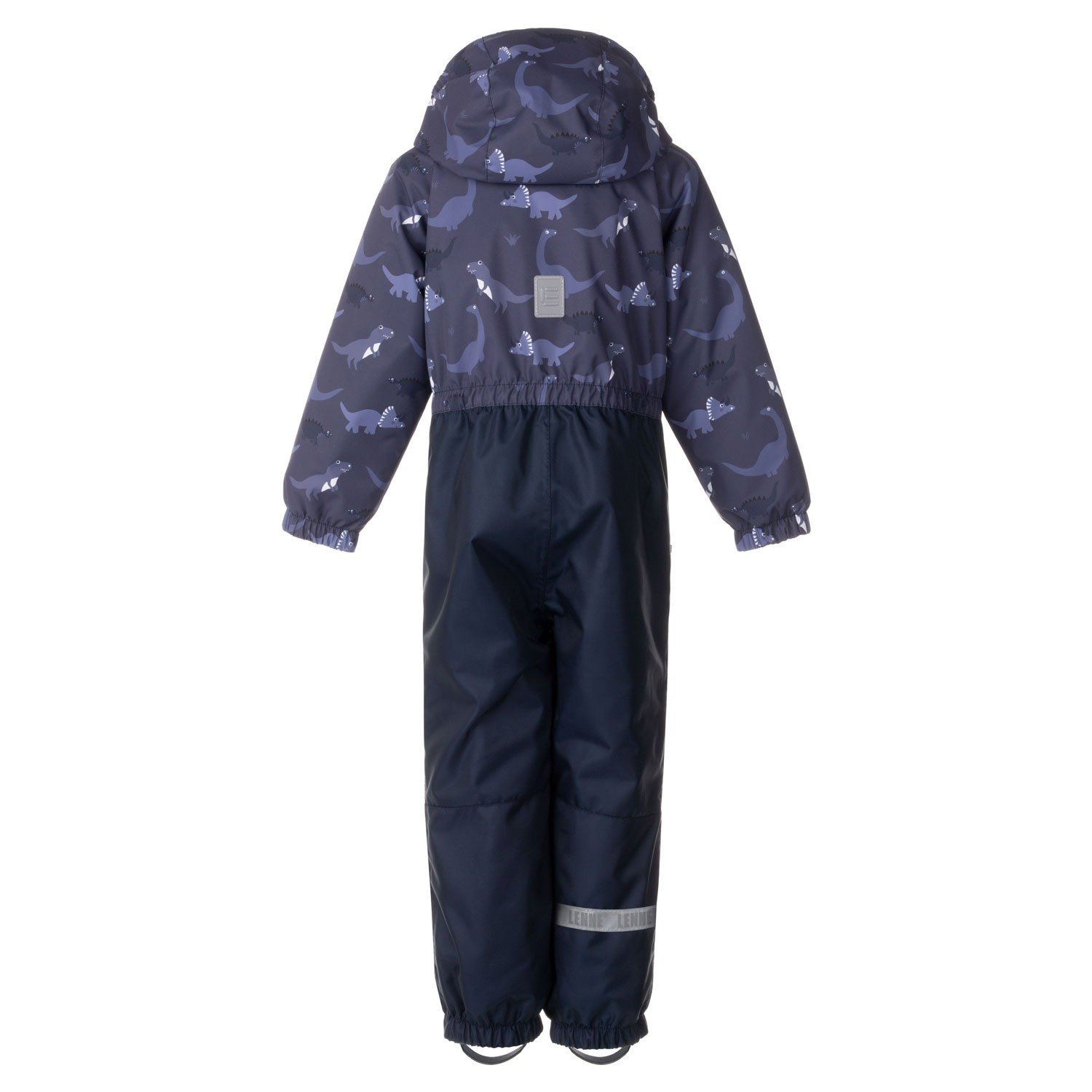 Blue Dinosaur Print Spring/Autumn Children’s Overall with Contrast Panels - Image 2