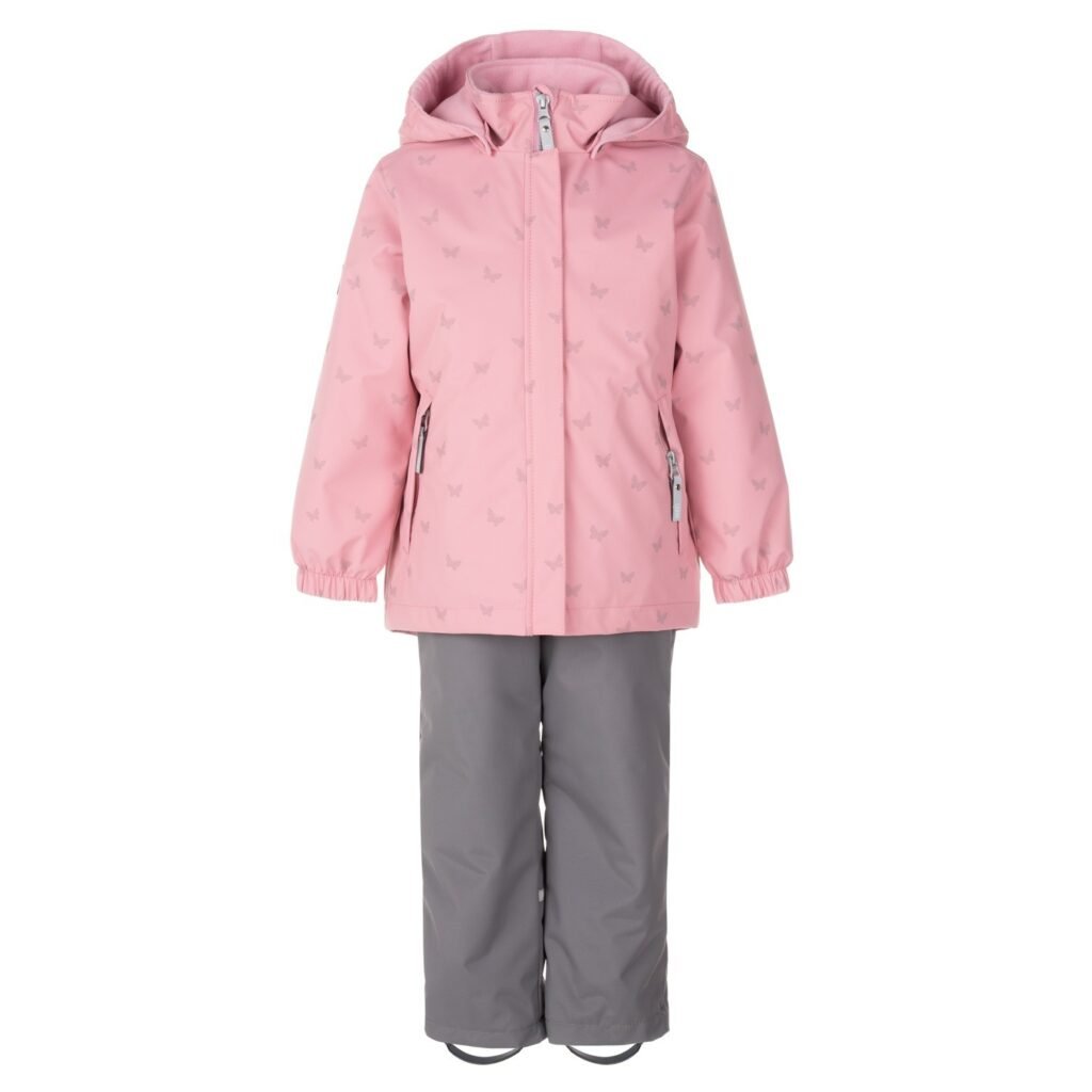 Pink and Gray Reflective Spring/Autumn Set