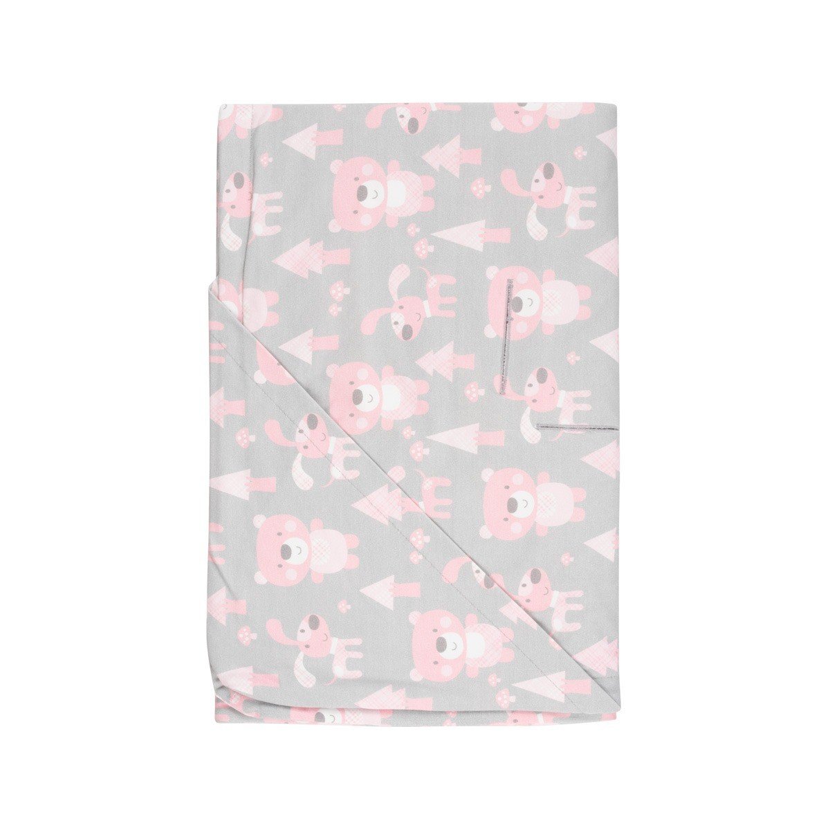 Pink Baby Blanket with Harness Slots - Image 3