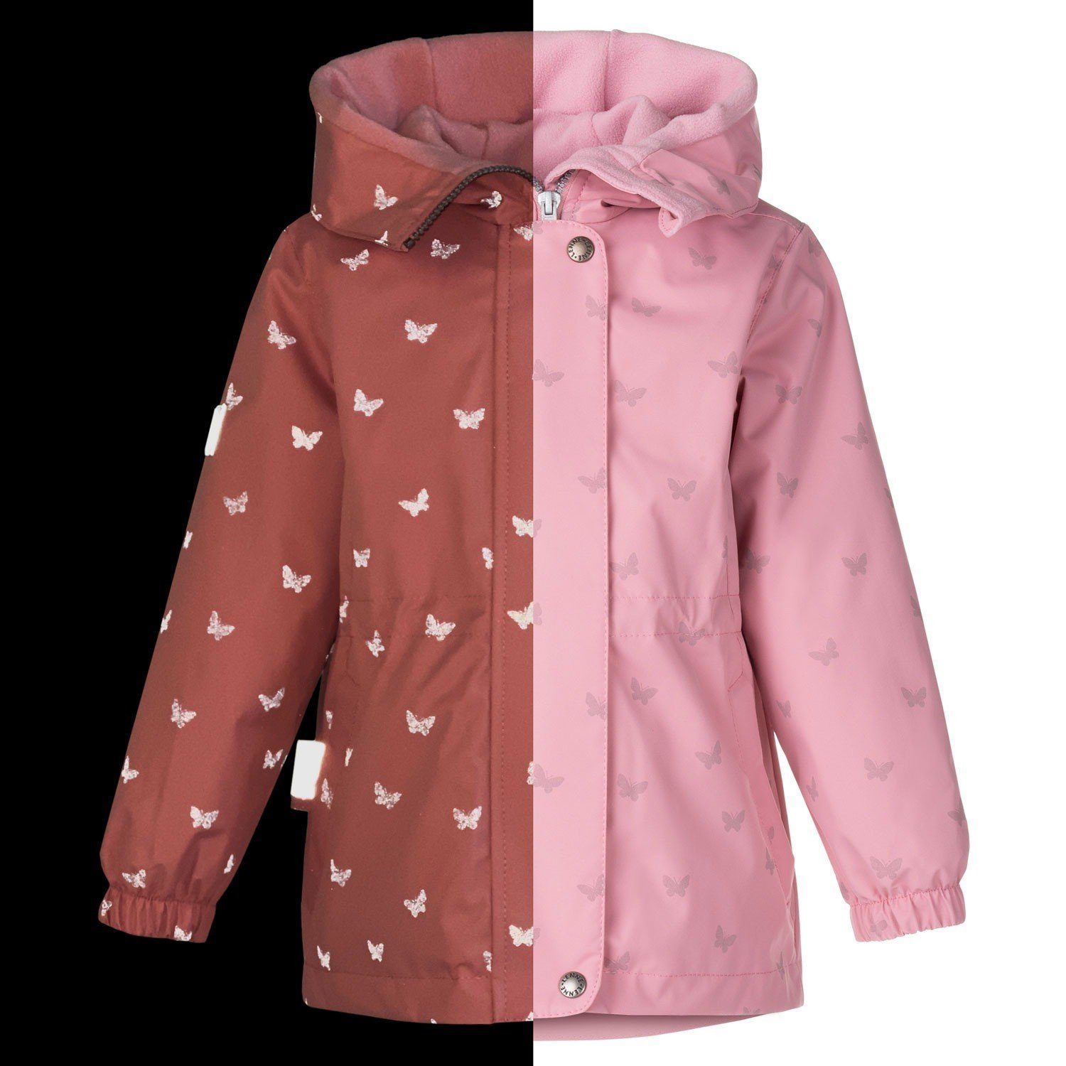 Pink Reflective Spring Parka - Image 3