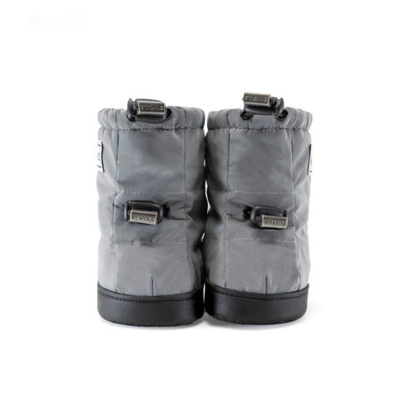 Toddler Puffer Booties - Reflective Silver - Image 5