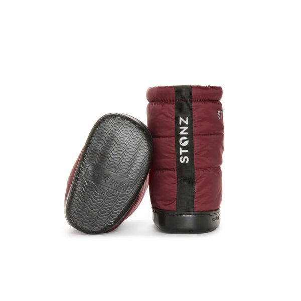Toddler Puffer Booties - Ruby - Image 2